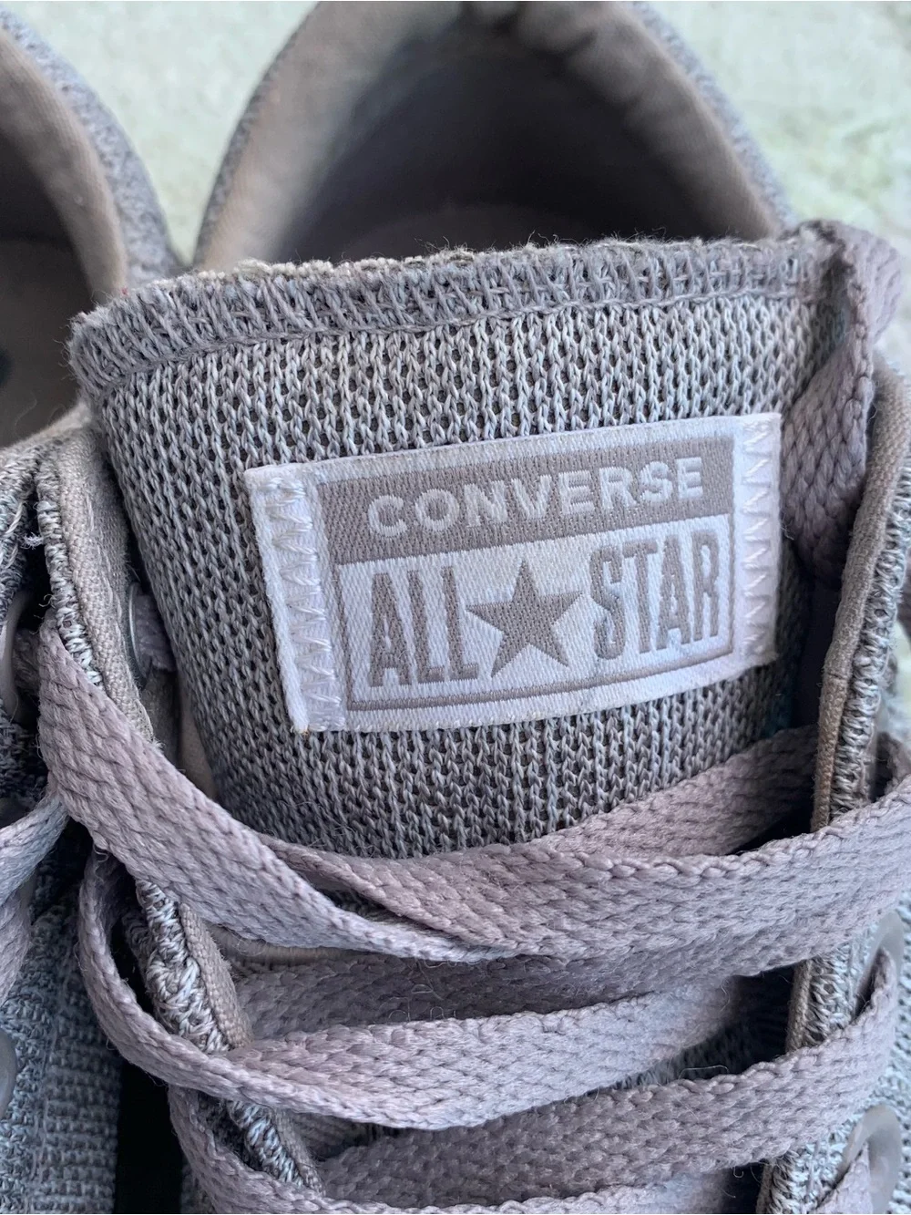 Converse Chuck Taylor All Star Madison Ox Low Top Grey Mesh Sneakers size 7